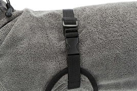 Badjas hond Grijs Badstof 50cm