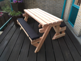 Douglas bank en tafel 2 in 1 Model XL 3 tot 6 personen