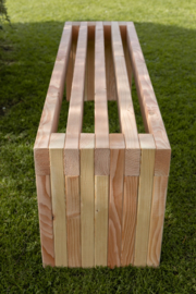 Douglas houten latjes bankje