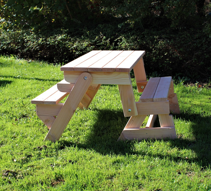 kaart haag amplitude Picknicktafel voor kinderen | Bank en Tafel 2 in 1