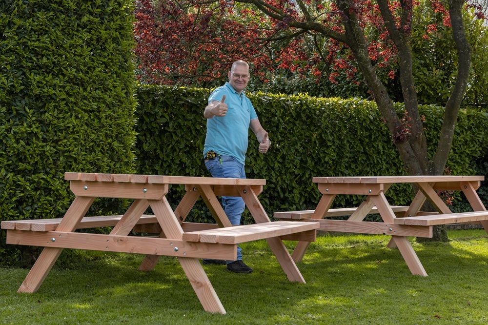 douglas houten picknicktafel
