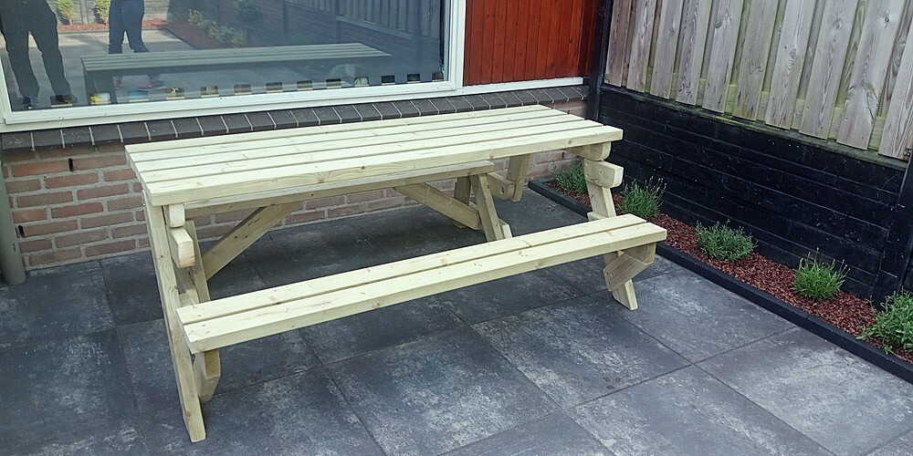picknicktafel geimpregneerd