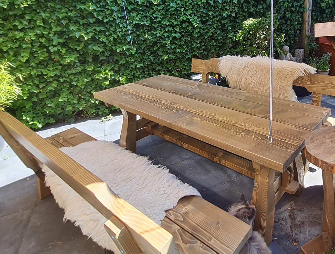 tuinset hout