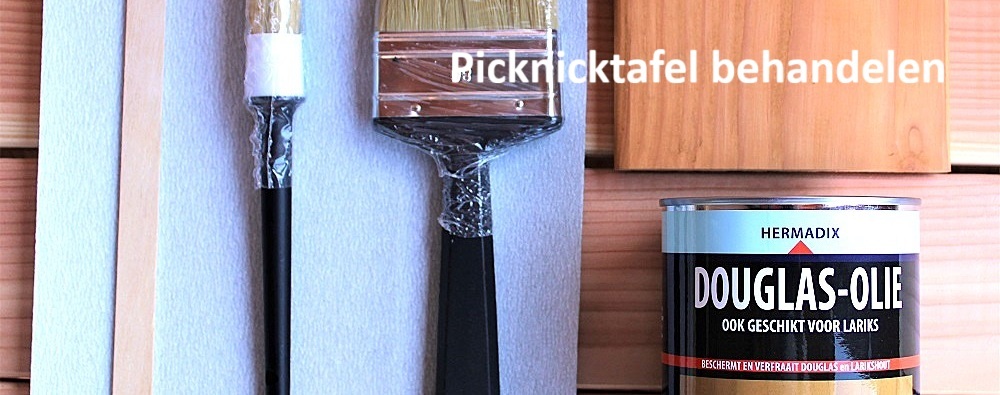 Picknicktafel behandelen