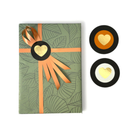Cadeaupapier 30cm  - Green leaves