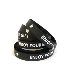 Bedrukt lint - Enjoy your gift