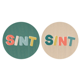 Stickers (10x) - Sint letters duo