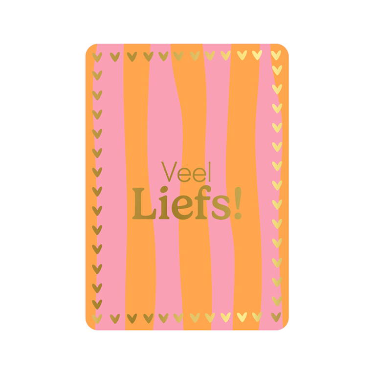Wenskaart - Veel liefs!