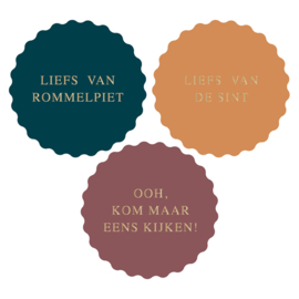 Stickers (10x) - Liefs van rommelpiet