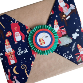 Cadeaupapier - Sinterklaas kapoentje