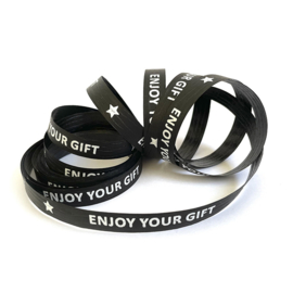 Bedrukt lint - Enjoy your gift