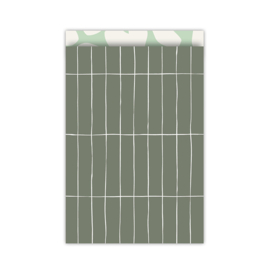 Cadeauzakjes (5x) - Slim tiles mint