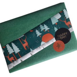 Cadeaupapier - Holy night rendeer