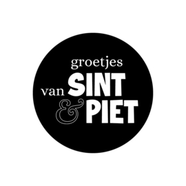 Stickers (10x) - Groetjes van Sint en piet