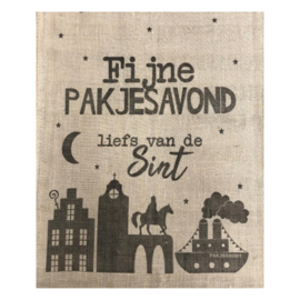 Jute zak - Sint & piet
