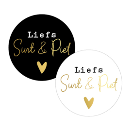 Stickers (10x) - Liefs Sint en piet