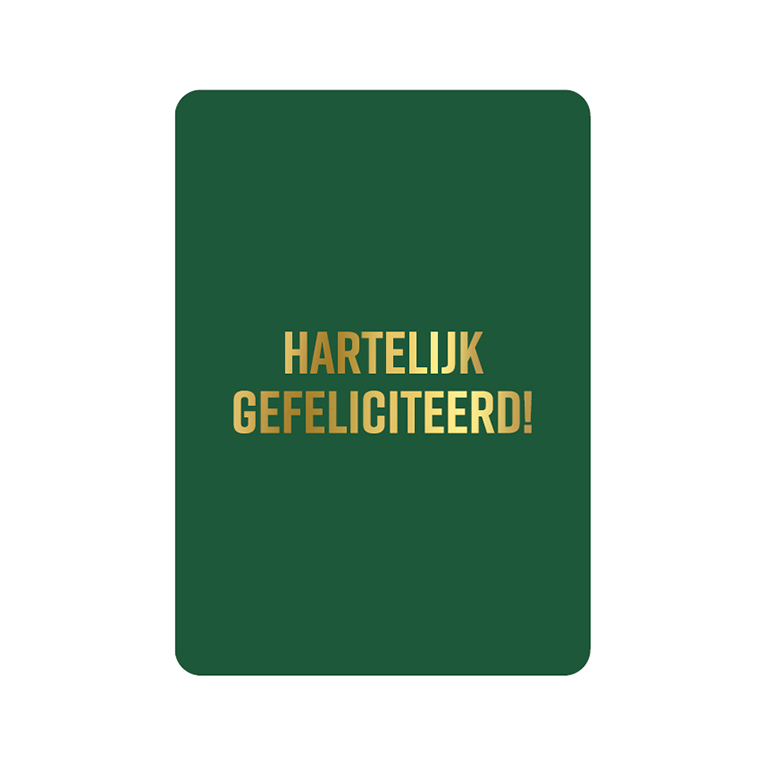 Wenskaart - Hartelijk gefeliciteerd!