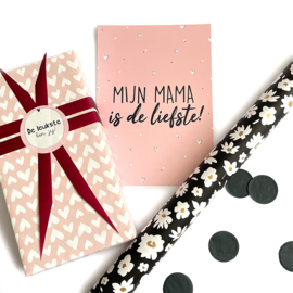 Cadeaupapier 30cm - Solo hearts rose