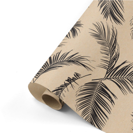 Cadeaupapier 50cm - Palm leaves kraft