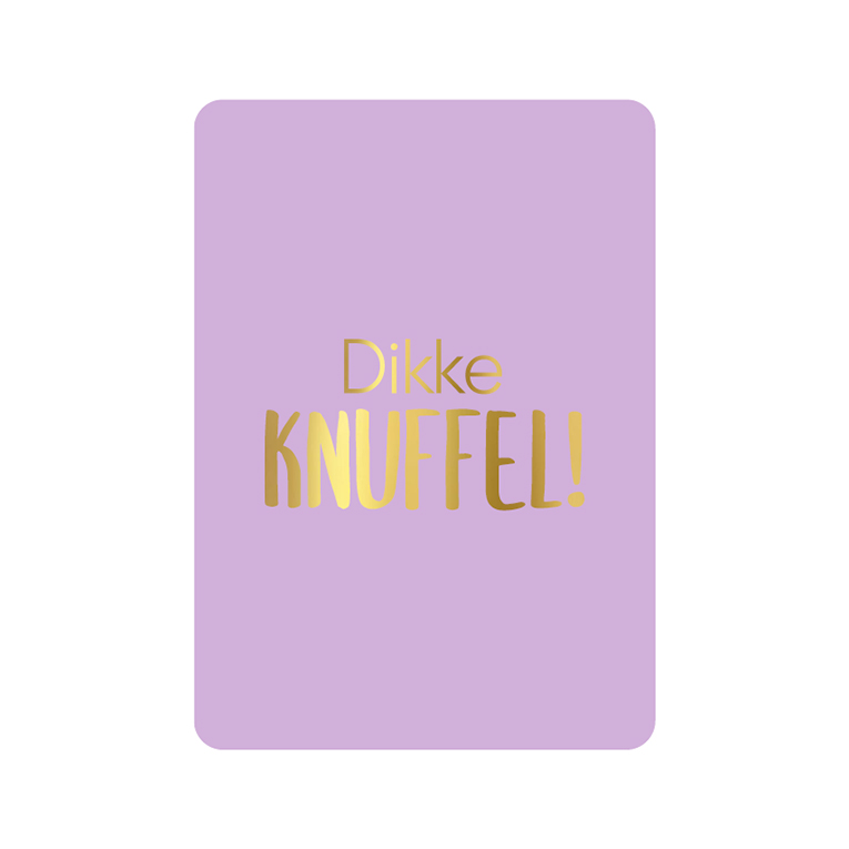 Wenskaart - Dikke knuffel!