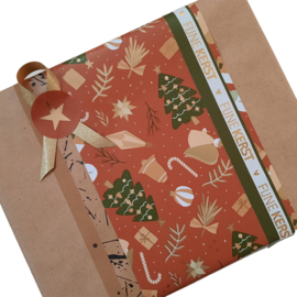 Stickers (10x) - Star darkcognac