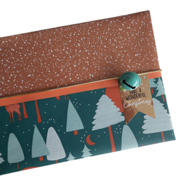 Cadeaupapier - Berries 'nd branches warm