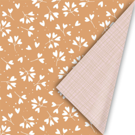 Cadeaupapier 50cm - Falling in love warm