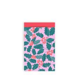 Cadeauzakjes (5x) - Holly leaves