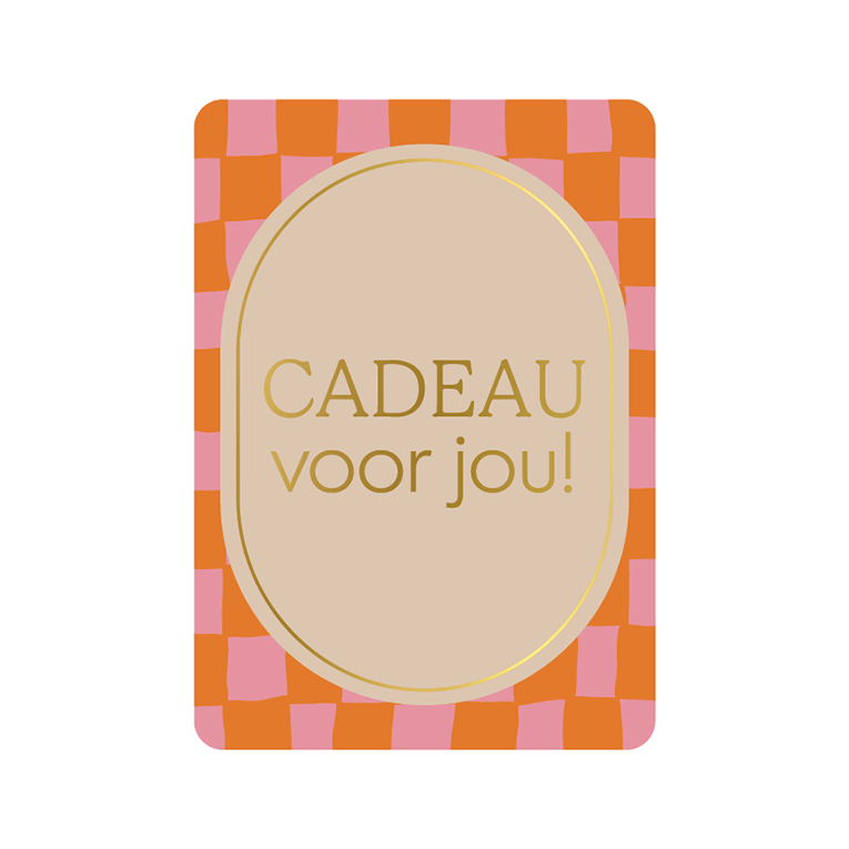 Wenskaart - Cadeau voor jou!