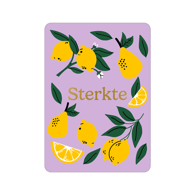 Wenskaart - Sterkte lemons