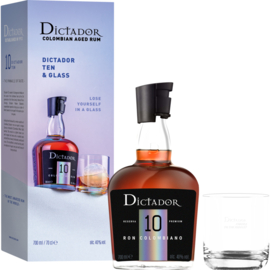Dictador 10y 40° + 1 Glass