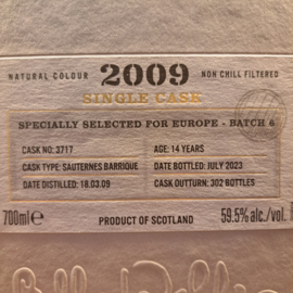 The Glenallachie SC 2009 (July 2023) 14y Sauternes Barriques