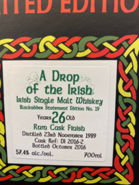 Blackadder Statement A Drop Of The Irish 26y (Limited Edition)