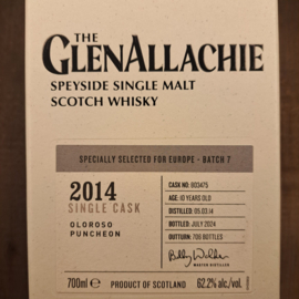 The Glenallachie SC 2014 (July 2024) 10y Oloroso Puncheon