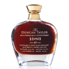 Duncan Taylor Port Ellen 1983 40Y - 52.4%             **