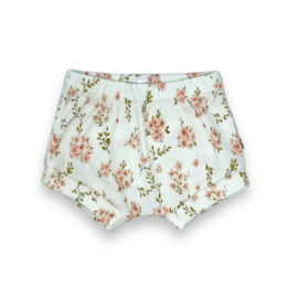 Short | bloementjes peach