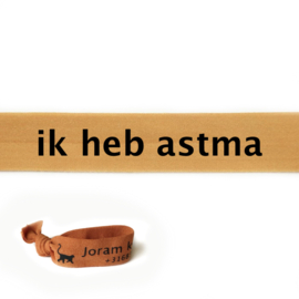 SOS bandje | Ik heb astma