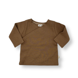 Overslag shirt | cacao
