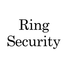 Strijkapplicatie bruiloft  | Ring security
