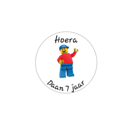 Traktatie stickers | Lego