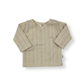Overslag shirt |  crème  pointelle