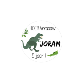 Traktatie stickers | Dino HOERArraaaw
