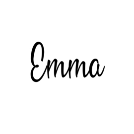 Naam sticker | Emma