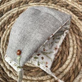 poppen bonnet | 1000 bloemetjes