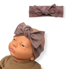 Haarband strik  |  Old Mauve