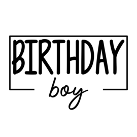 Strijkapplicatie |  BIRTHDAY  boy