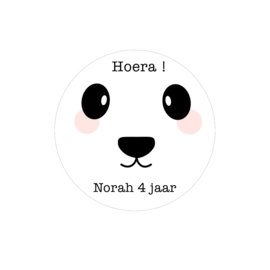 Traktatie stickers | Panda