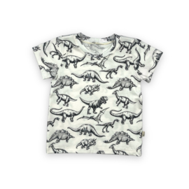 Shirt korte mouw | off white  dino’s