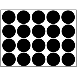 Muursticker | stippen