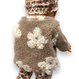 poppen gilet  | teddy bloemen